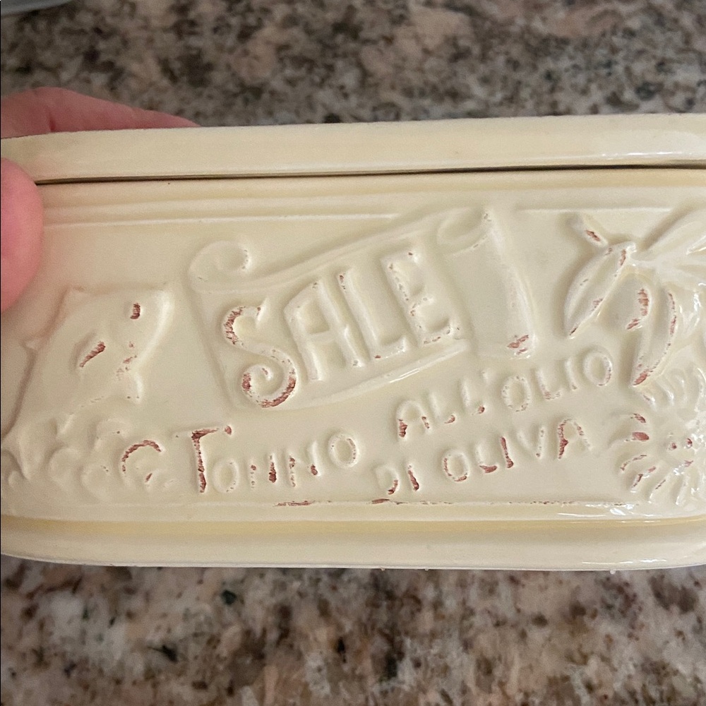 •ARTIMINO• vintage stoneware tonno all olio di oliva - Picture 6 of 9